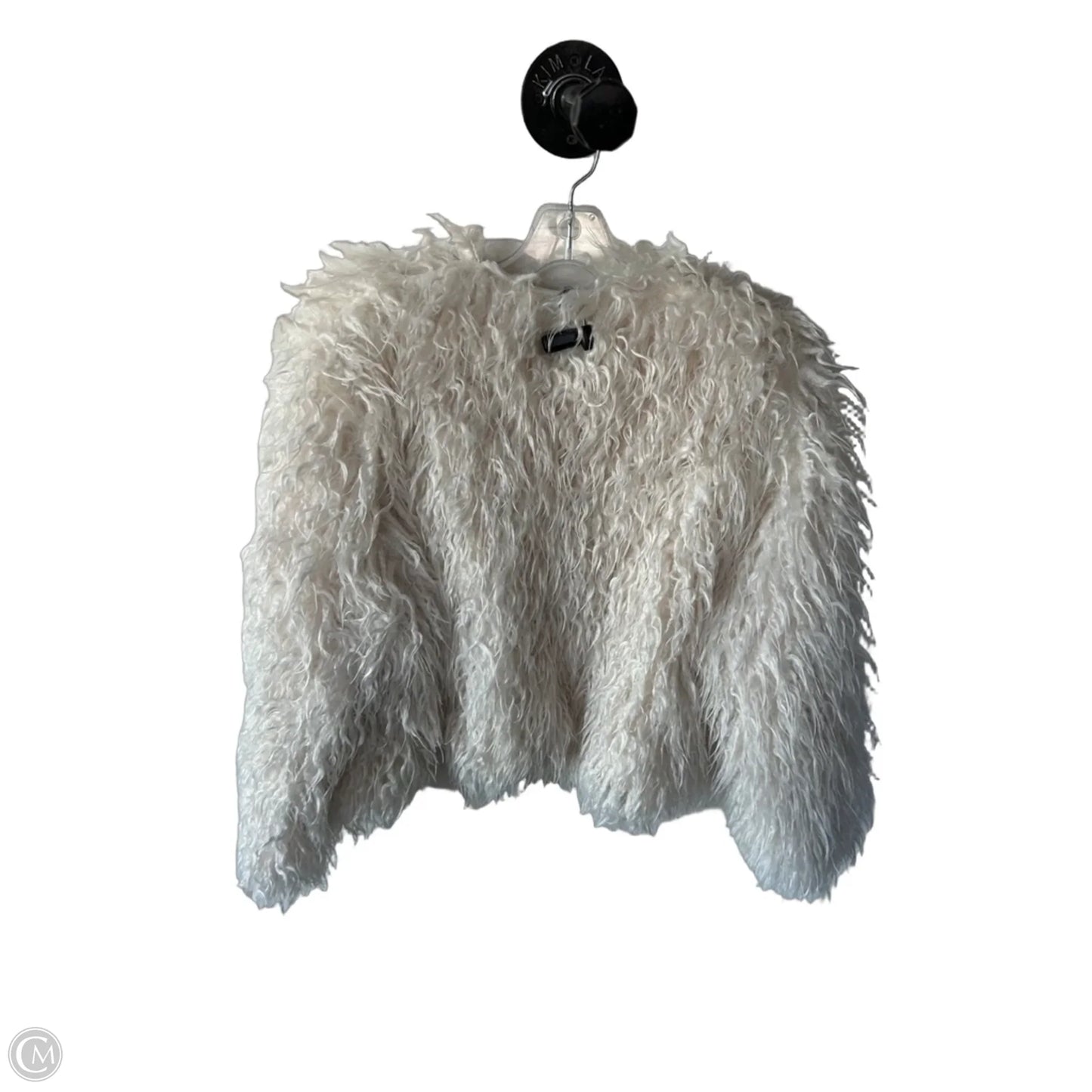 Jacket Faux Fur & Sherpa By Torrid In Cream, Size: M