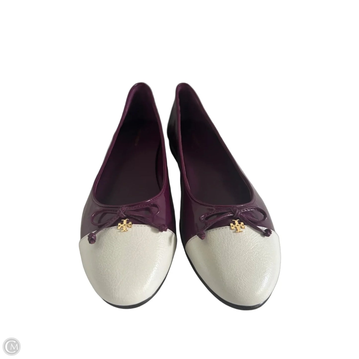 Shoes Designer By Tory Burch In Purple & White, Size: 9.5