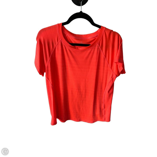 Athletic Top Short Sleeve By Talbots In Orange, Size: L