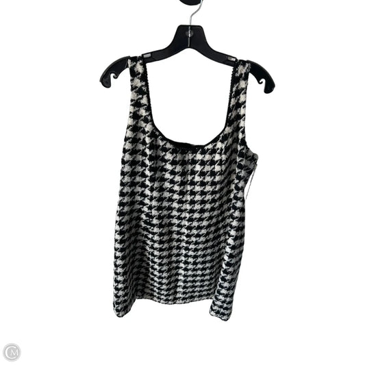 Dress Casual Short By Antonio Melani In Black & White, Size: L