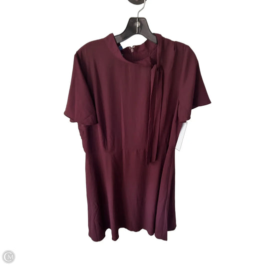 Dress Work By Talbots In Maroon, Size: Xl