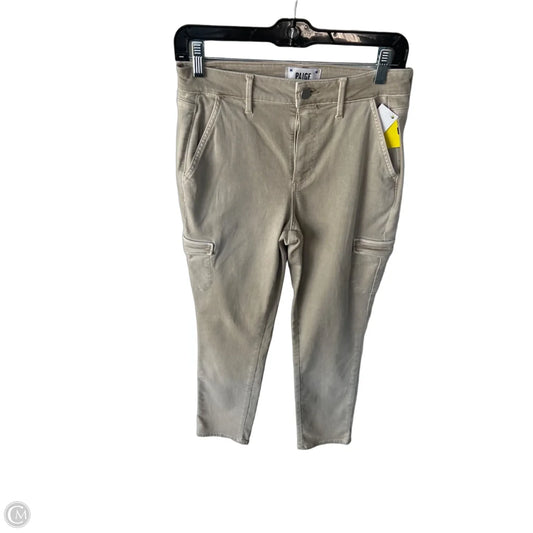 Jeans Straight By Paige In Tan, Size: 4