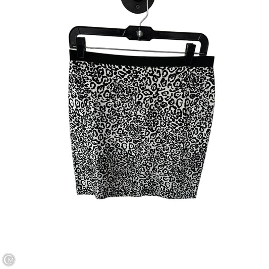 Skirt Mini & Short By Ann Taylor In Black & White, Size: 4
