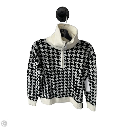 Sweater By Talbots In Black & Cream, Size: Mp