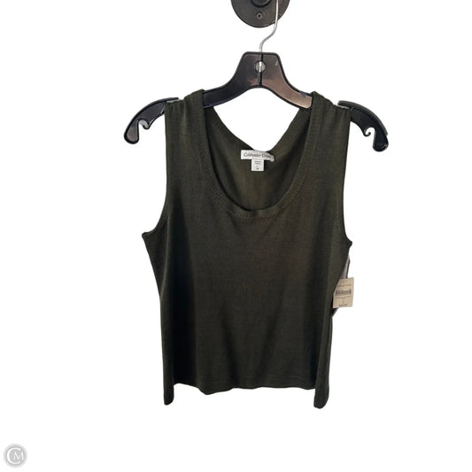 Vest Sweater By Coldwater Creek In Green, Size: L