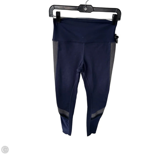Athletic Leggings By Alo In Blue & Grey, Size: 4