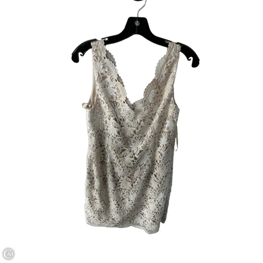Dress Party Short By Ann Taylor In Cream & White, Size: M