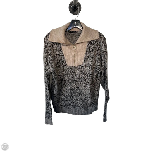Sweater By Rachel Zoe In Black & Tan, Size: S