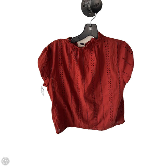 Top Short Sleeve By Universal Thread In Orange, Size: M