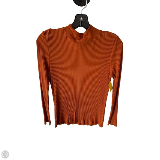 Top Long Sleeve By Rachel Zoe In Orange, Size: M