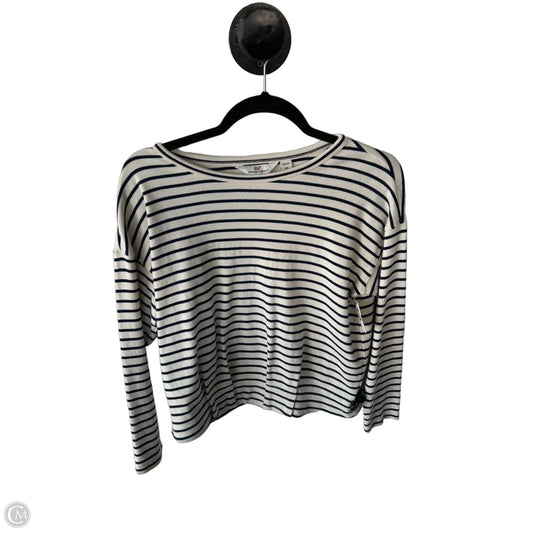 Sweatshirt Crewneck By Vineyard Vines In Blue & Cream, Size: Xs