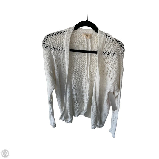 Sweater Cardigan By Rebecca Taylor In White, Size: L