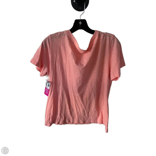 Top Short Sleeve Basic By Lucy In Orange, Size: Xl