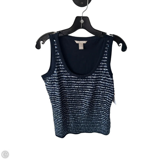 Top Sleeveless By Banana Republic In Blue, Size: S