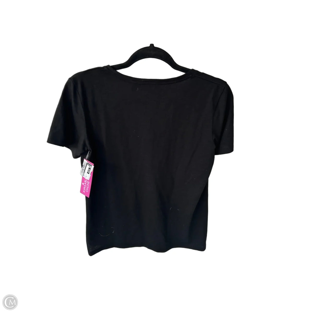 Top Short Sleeve Basic By Theory In Black, Size: S