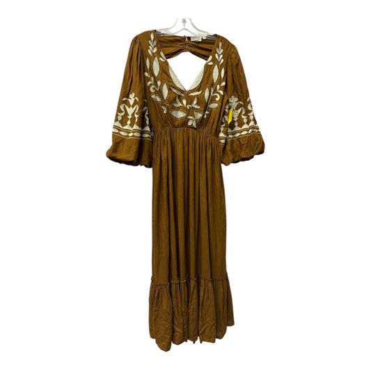 Dress Casual Maxi By Let Me Be In Brown, Size:S