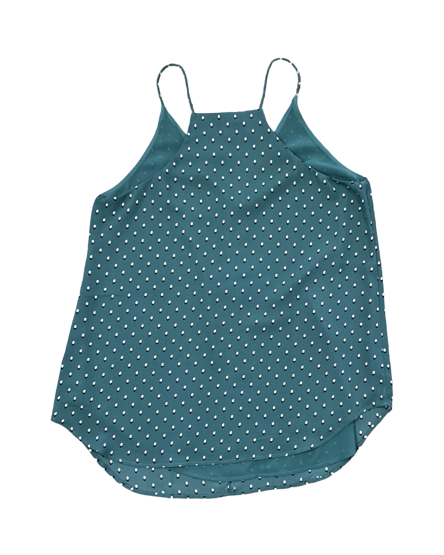 Top Cami By Loft In Green & Pink, Size:S