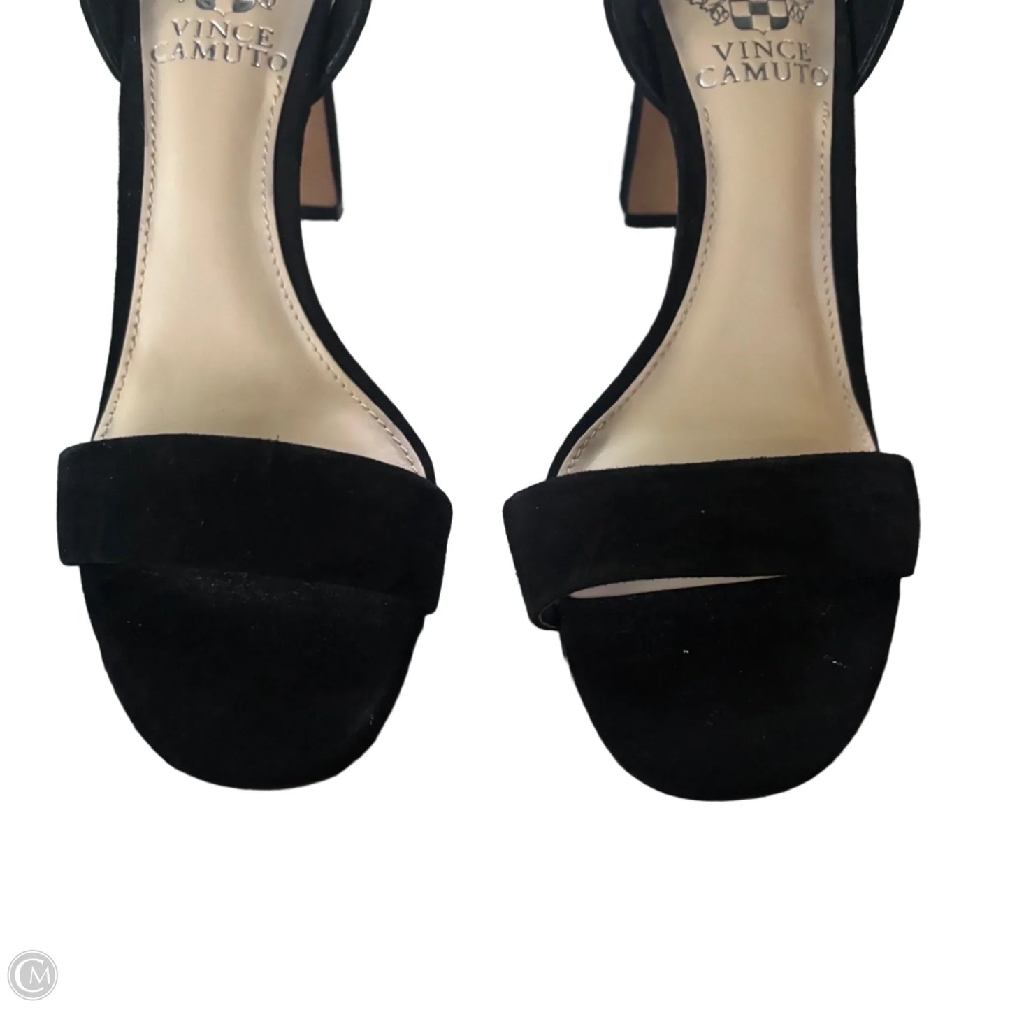 Sandals Heels Block By Vince Camuto In Black, Size: 6.5