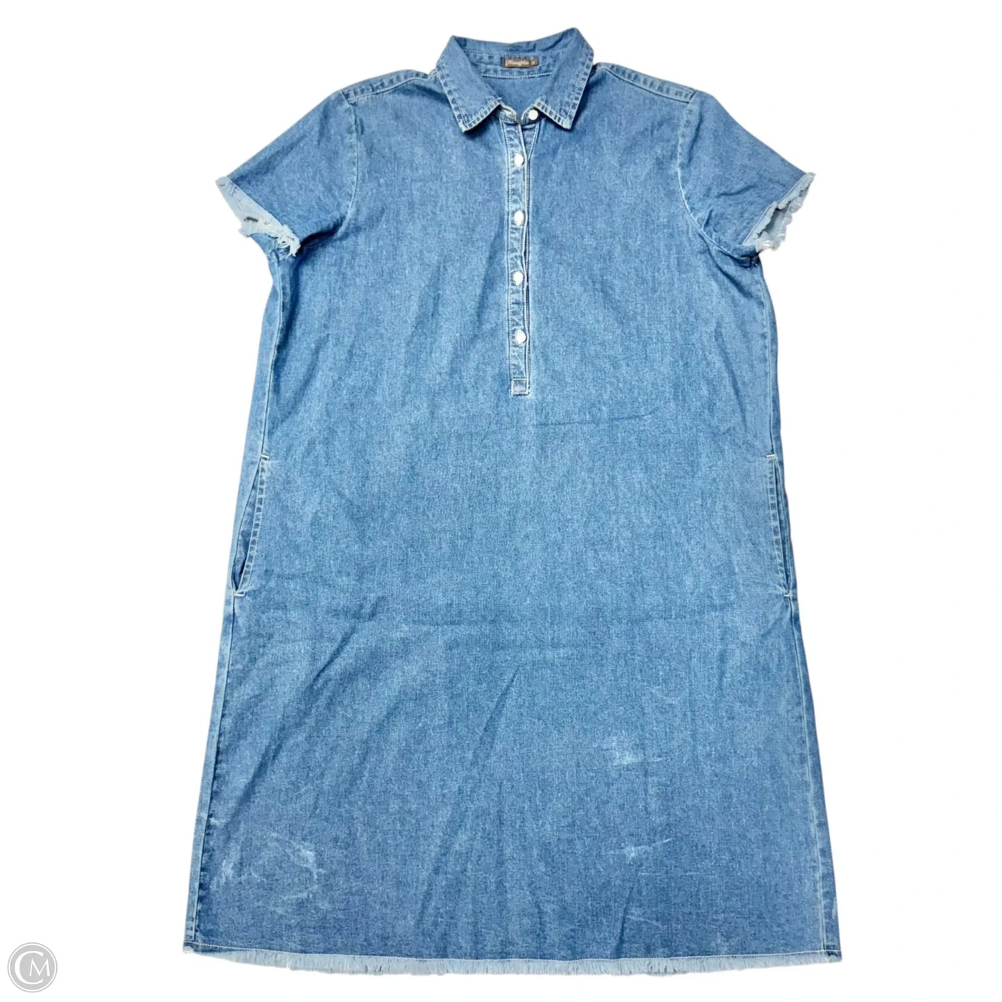 Dress Casual Short By J Mclaughlin In Blue Denim, Size: M