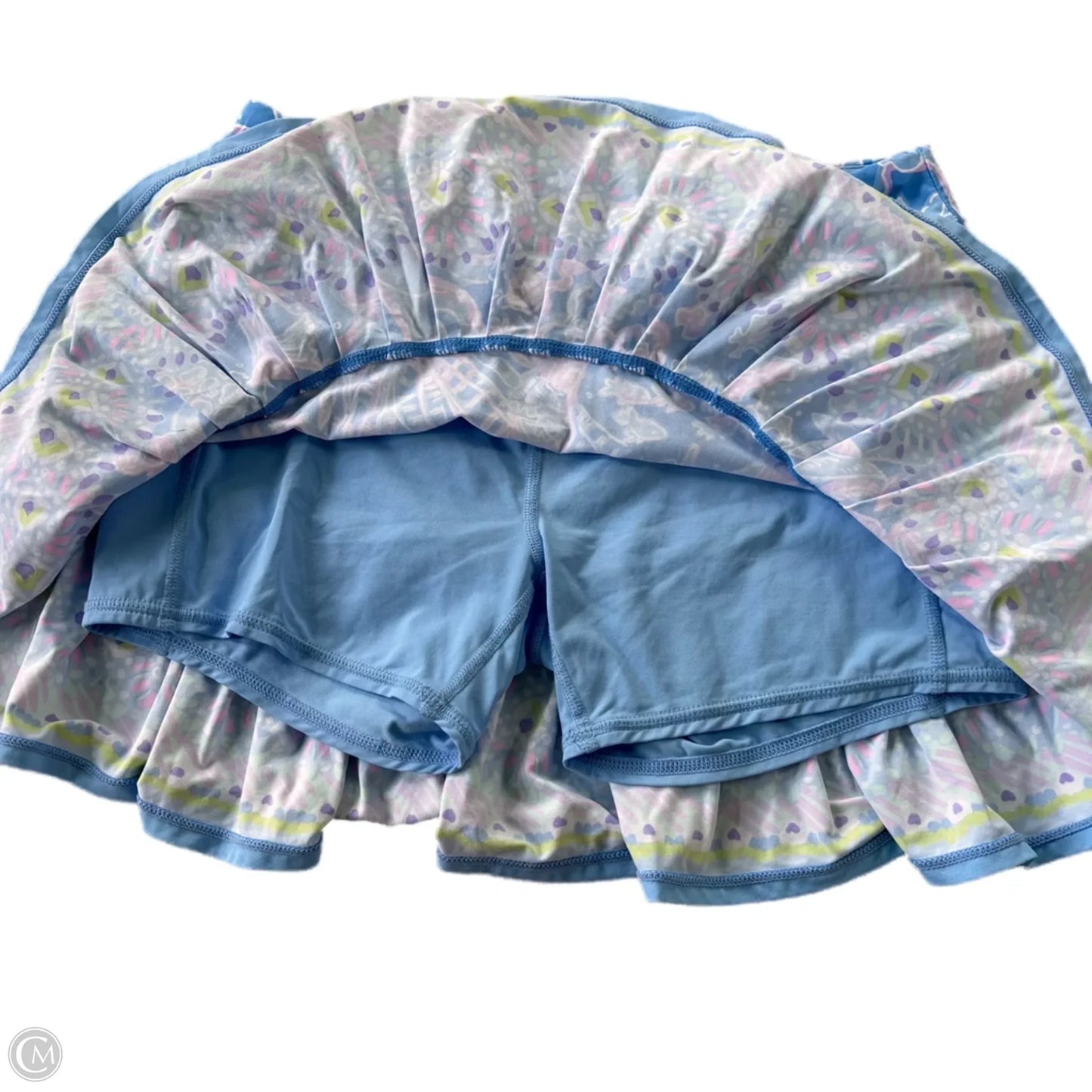Skort Designer By Lilly Pulitzer In Blue & Pink, Size: S