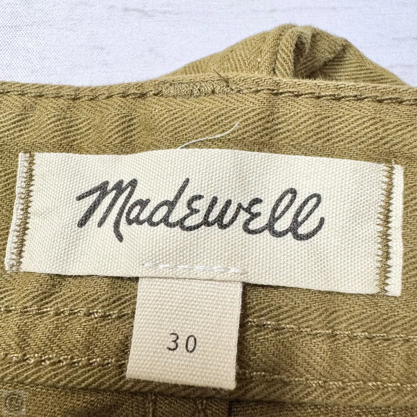 Jeans Wide Leg By Madewell In Green, Size: 10