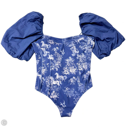 Bodysuit By Free People In Blue, Size: Xl