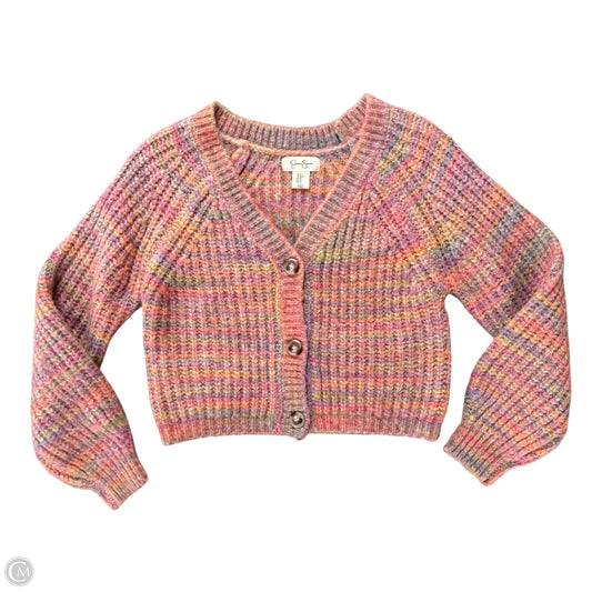 Sweater Cardigan By Jessica Simpson In Multi-colored, Size: M