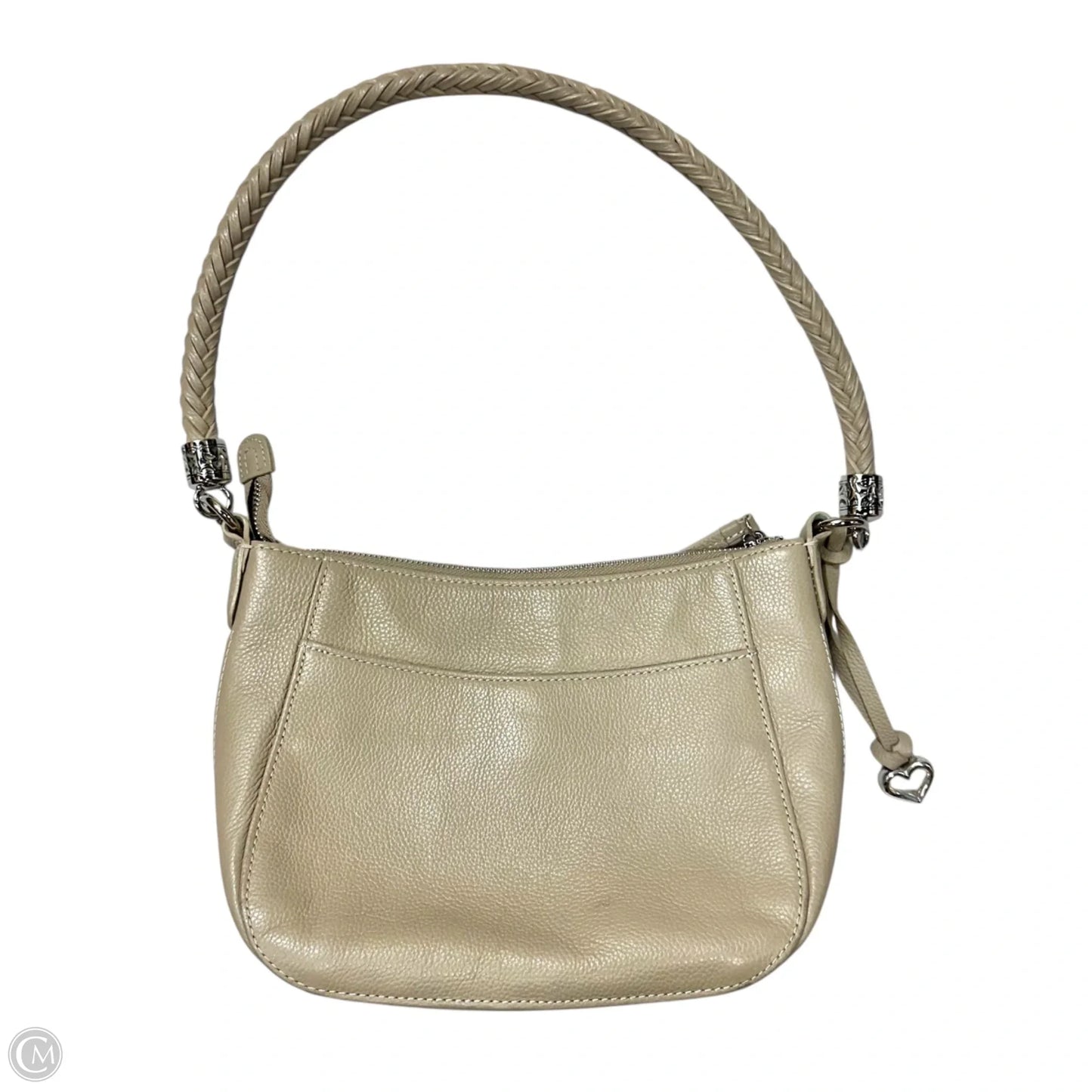 Handbag Leather By Brighton, Size: Medium