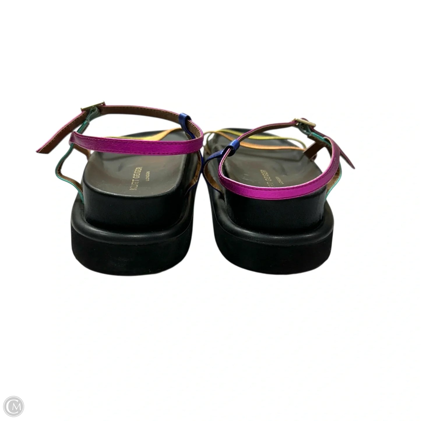 Sandals Designer By Kurt Geiger In Rainbow Print, Size: 10