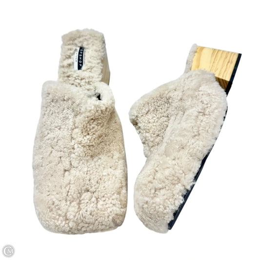 Shoes Heels Block By Top Shop In Cream, Size: 10.5