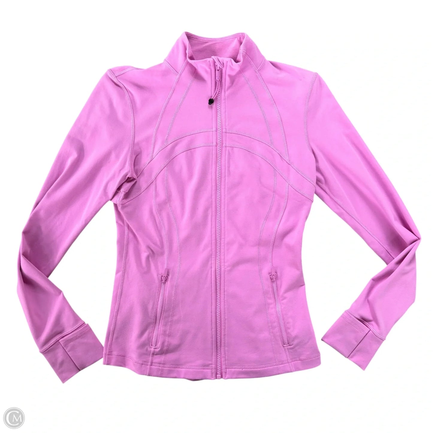 Athletic Jacket By Lululemon In Purple, Size: M