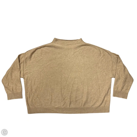 Sweater Cashmere By Pilcro In Tan, Size: 2x
