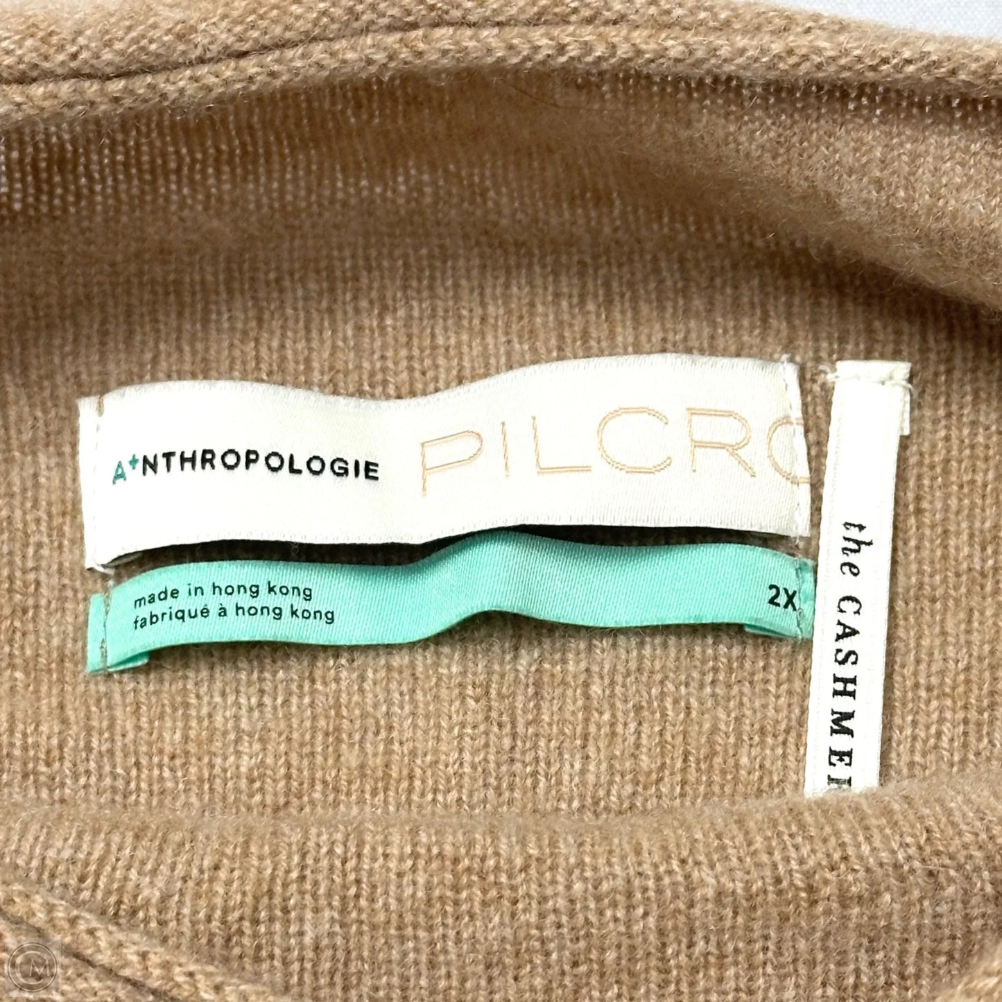 Sweater Cashmere By Pilcro In Tan, Size: 2x