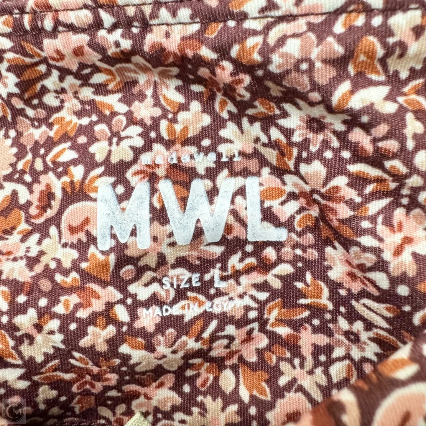 Athletic Leggings By Madewell In Floral Print, Size: L