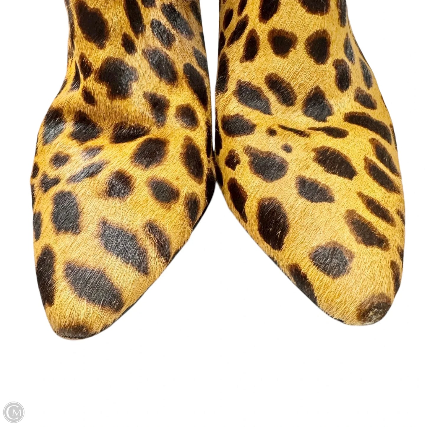 Boots Ankle Heels By Vince Camuto In Animal Print, Size: 9