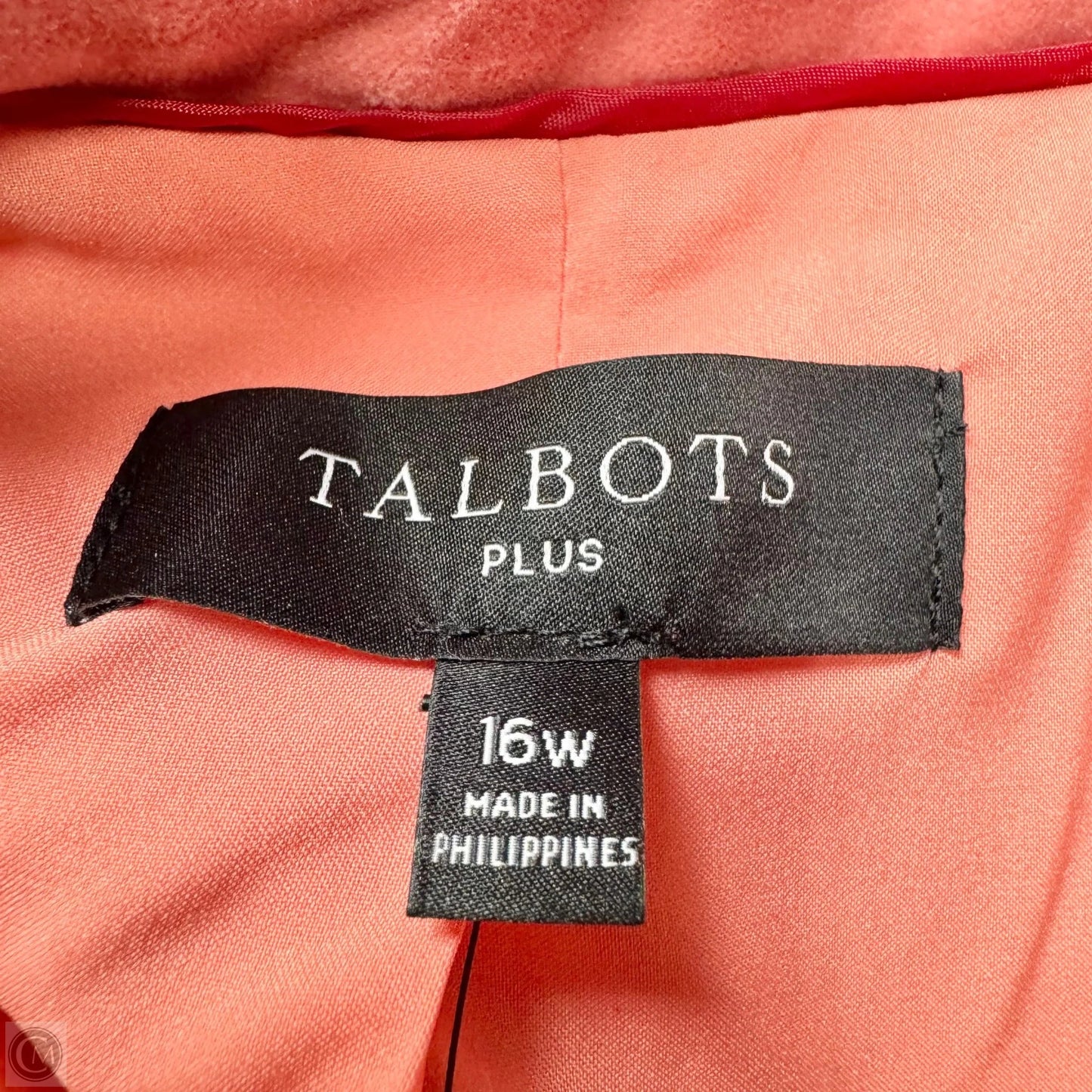 Blazer By Talbots In Pink, Size: Xl