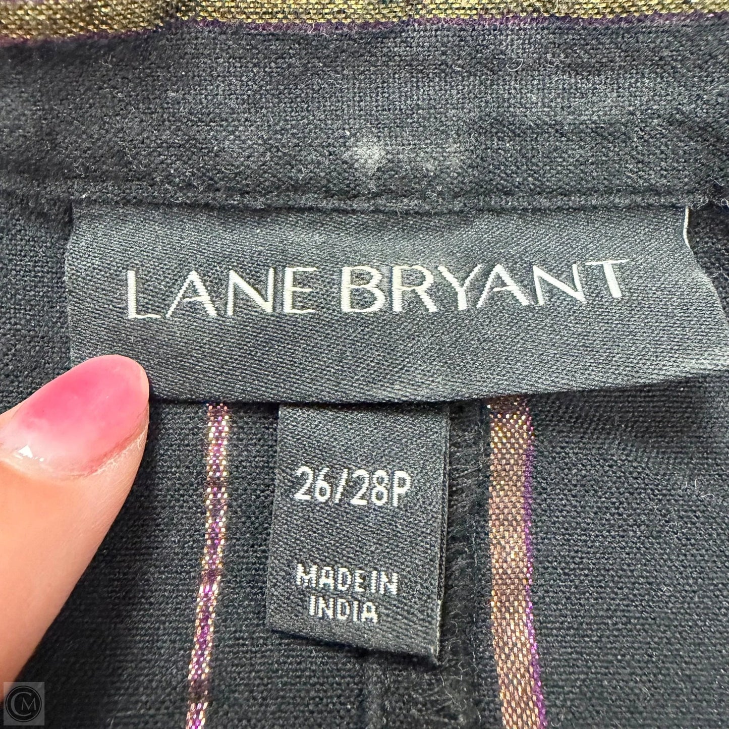 Top Long Sleeve By Lane Bryant In Striped Pattern, Size: 3x