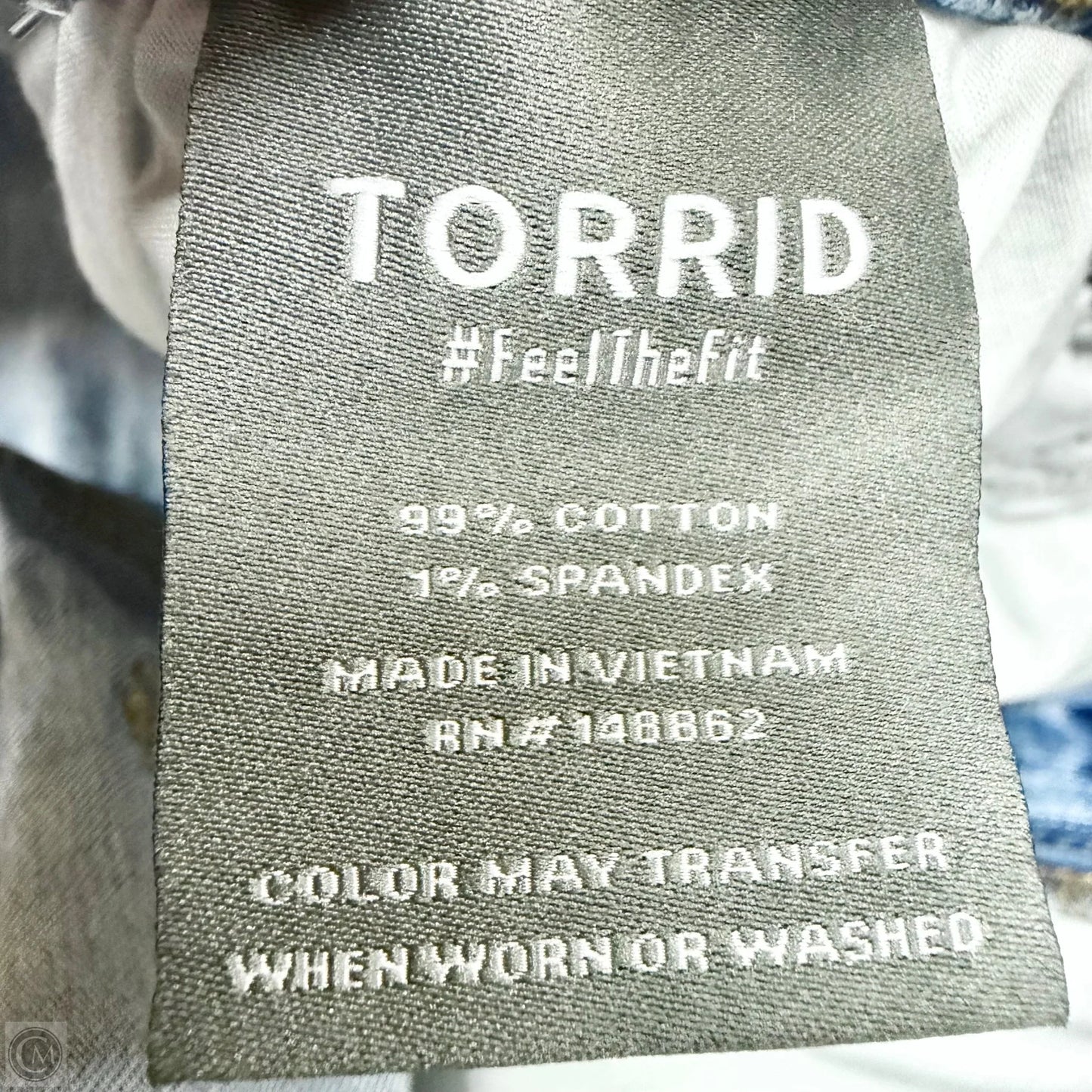 Skirt Midi By Torrid In Blue Denim, Size: 20