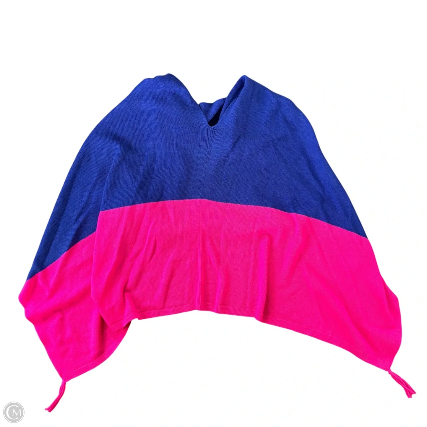 Poncho Designer By Lilly Pulitzer In Blue & Pink, Size: Osfm