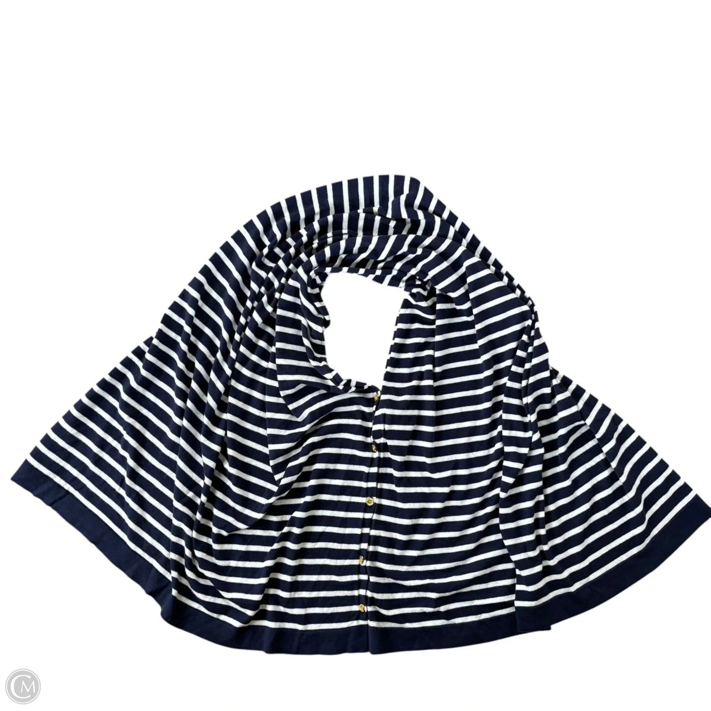 Poncho Designer By Lilly Pulitzer In Striped Pattern, Size: Osfm