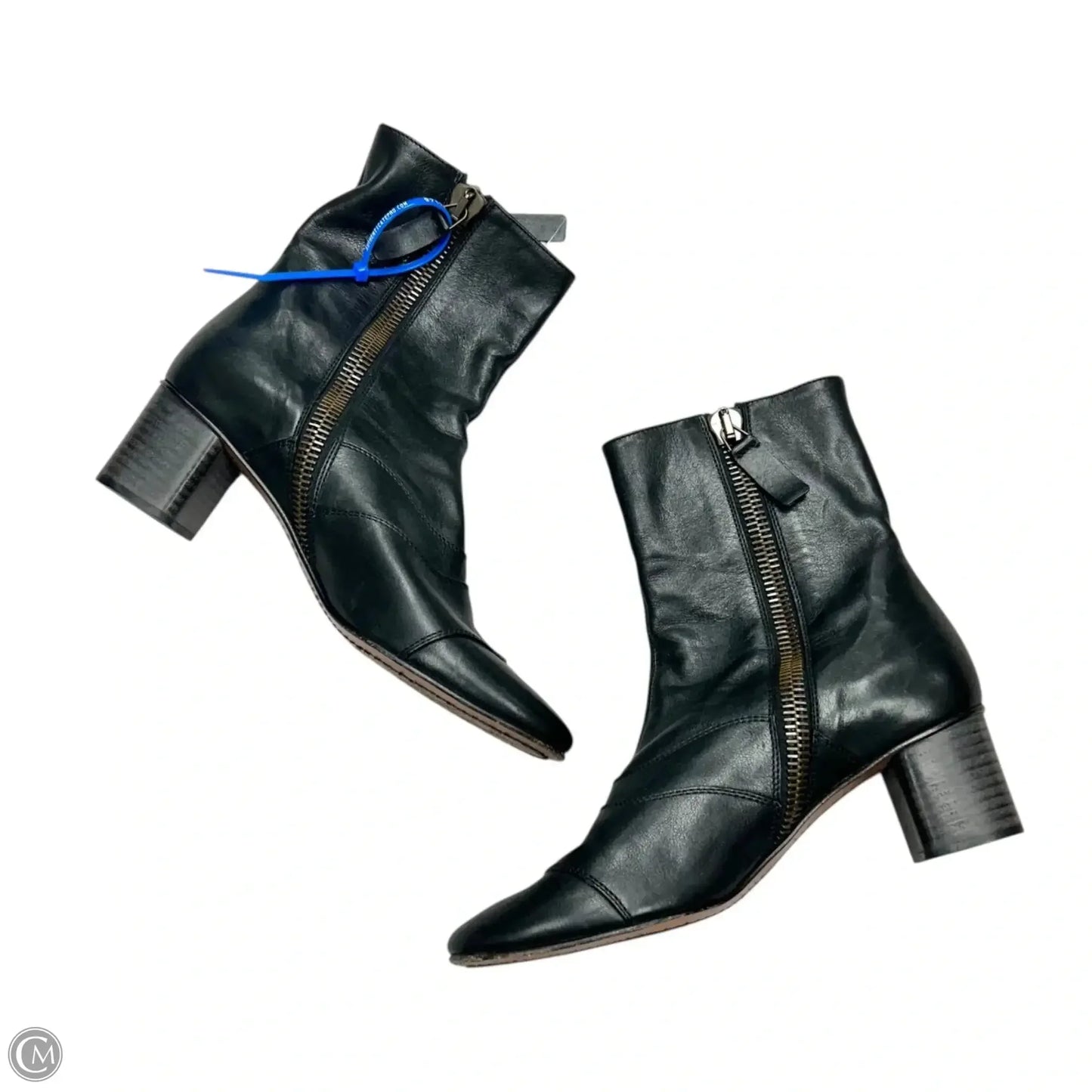 Boots Luxury Designer By Chloe In Black, Size: 8.5