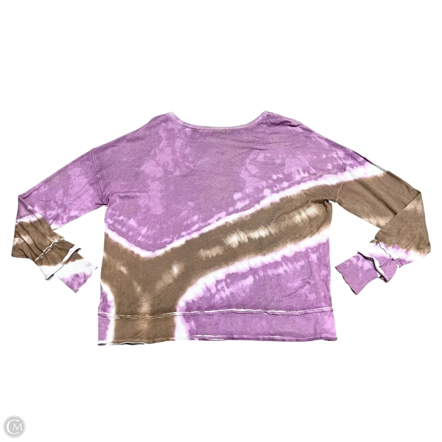 Top Long Sleeve By Democracy In Purple, Size: Xl