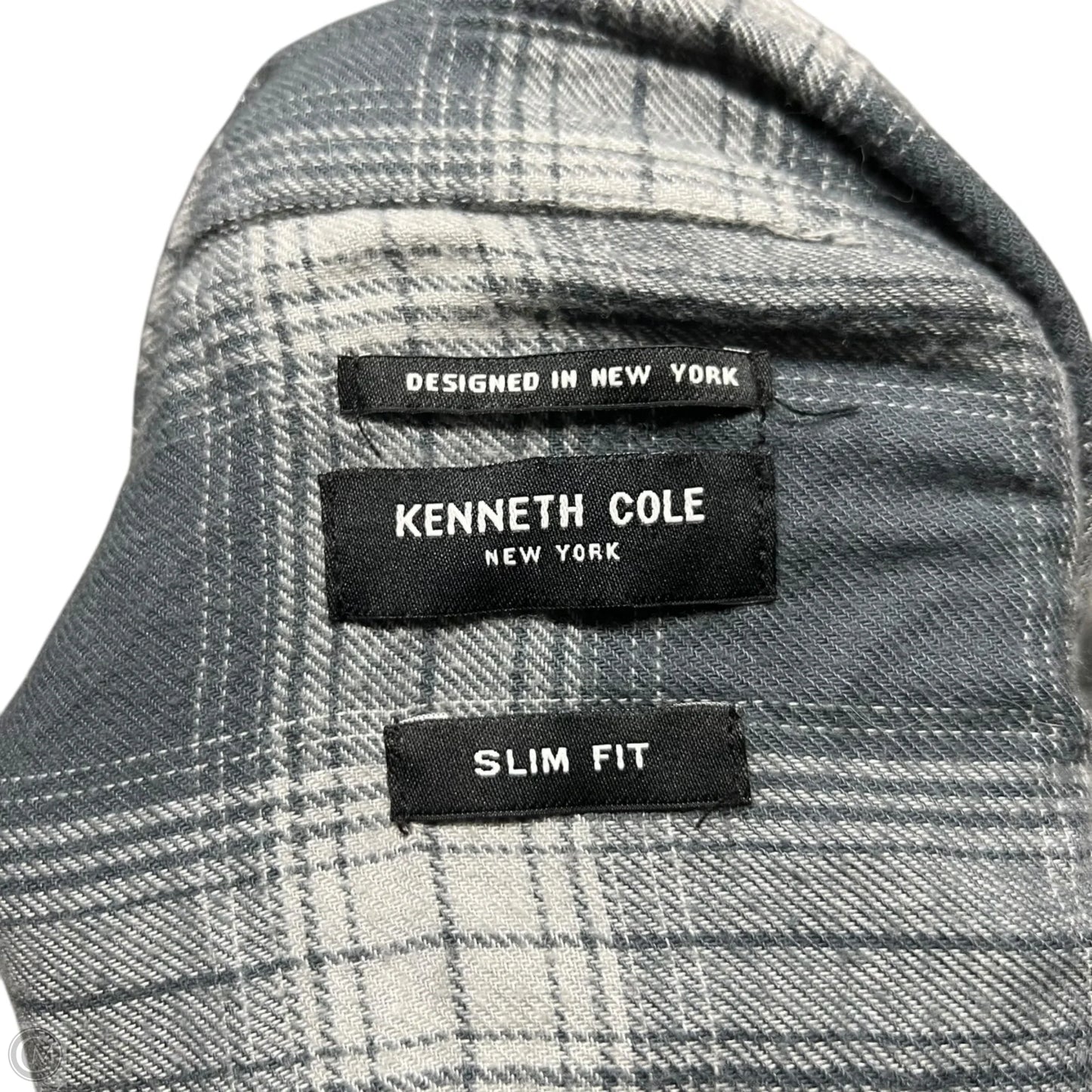 Top Long Sleeve By Kenneth Cole In Blue, Size: M