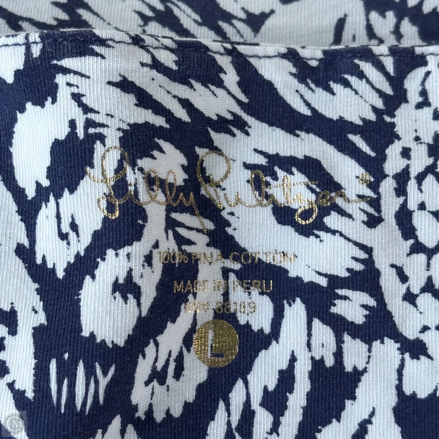 Dress Designer By Lilly Pulitzer In Blue, Size: L