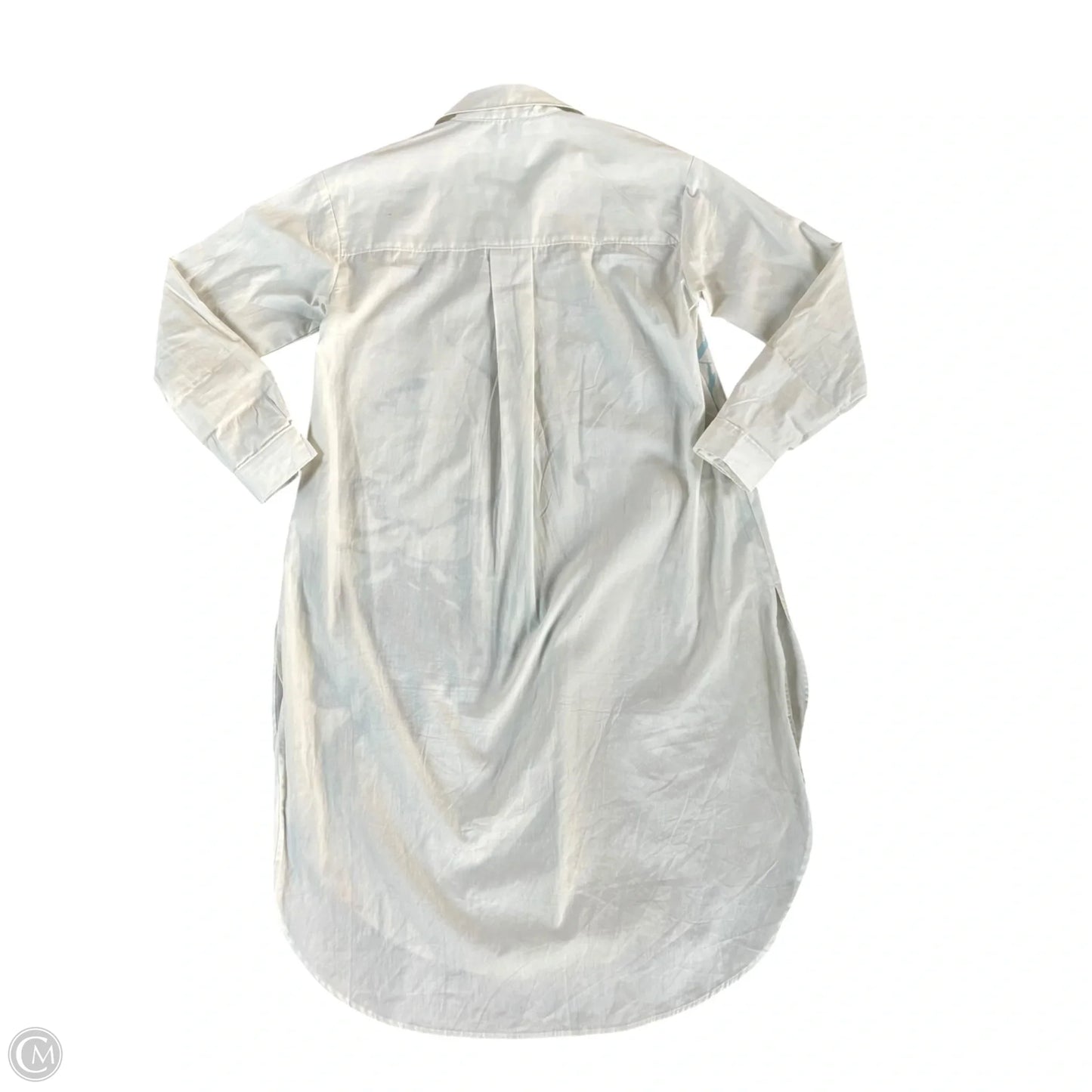 Dress Casual Midi By Maeve In Blue & Cream, Size: Xxs