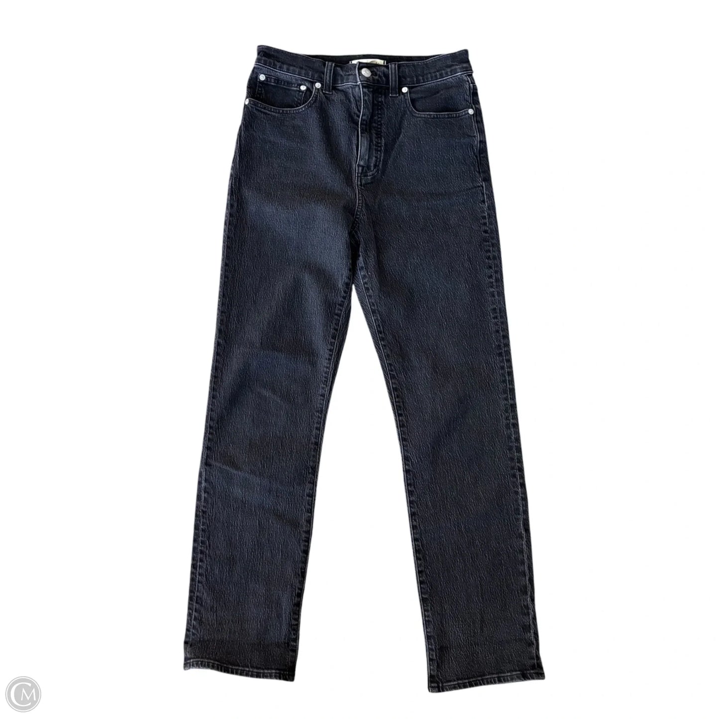 Jeans Straight By Madewell In Black, Size: 4