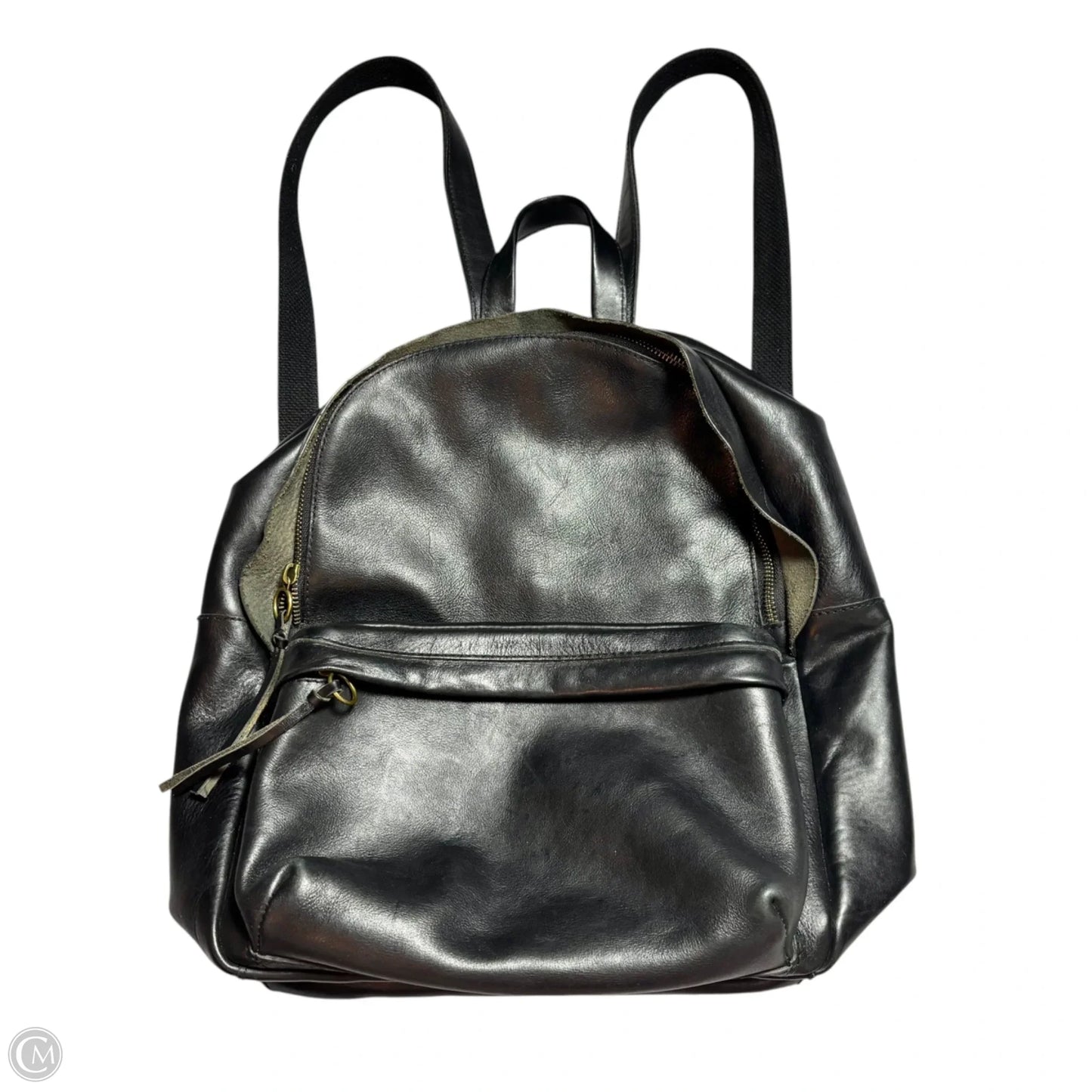 Backpack Leather By Madewell, Size: Medium