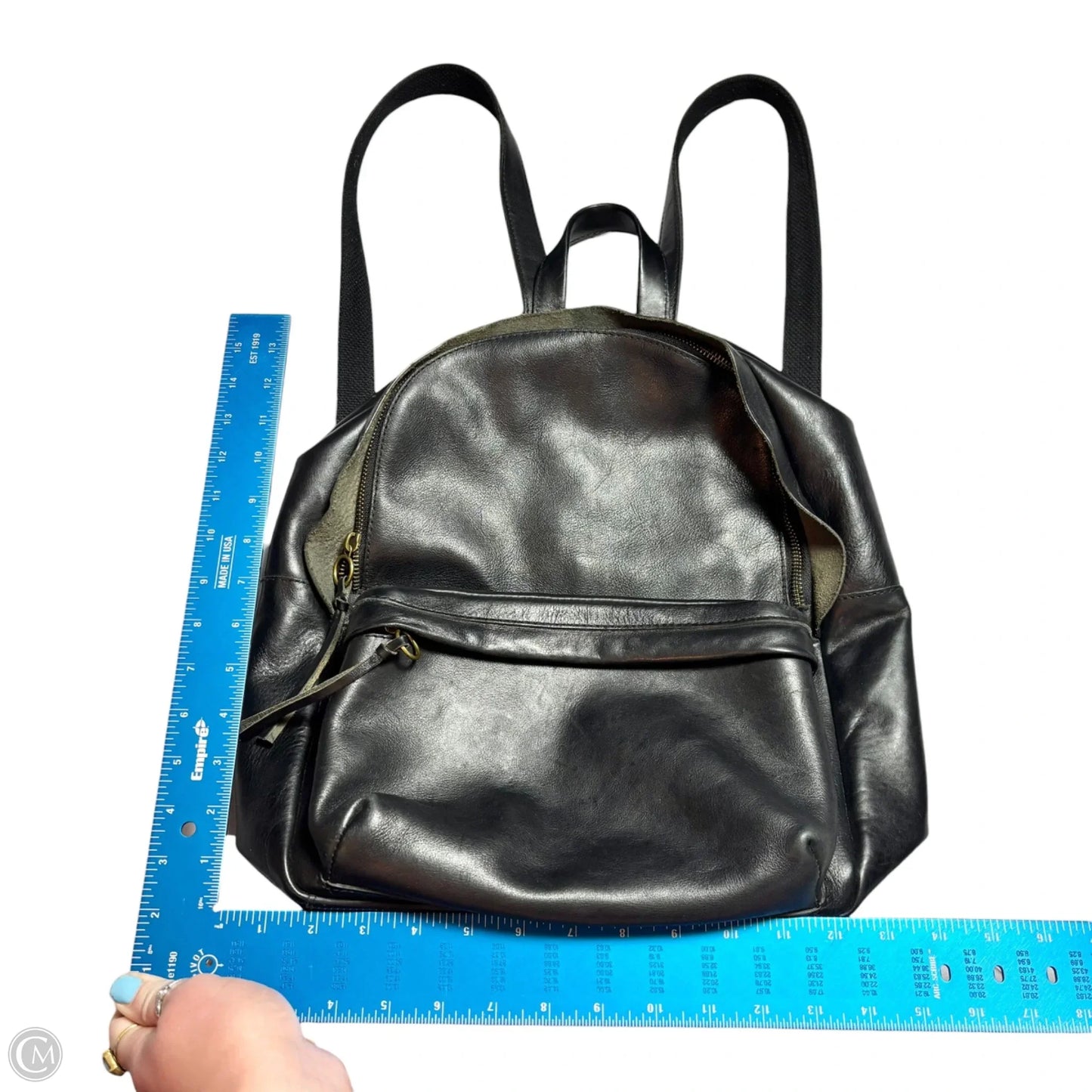 Backpack Leather By Madewell, Size: Medium