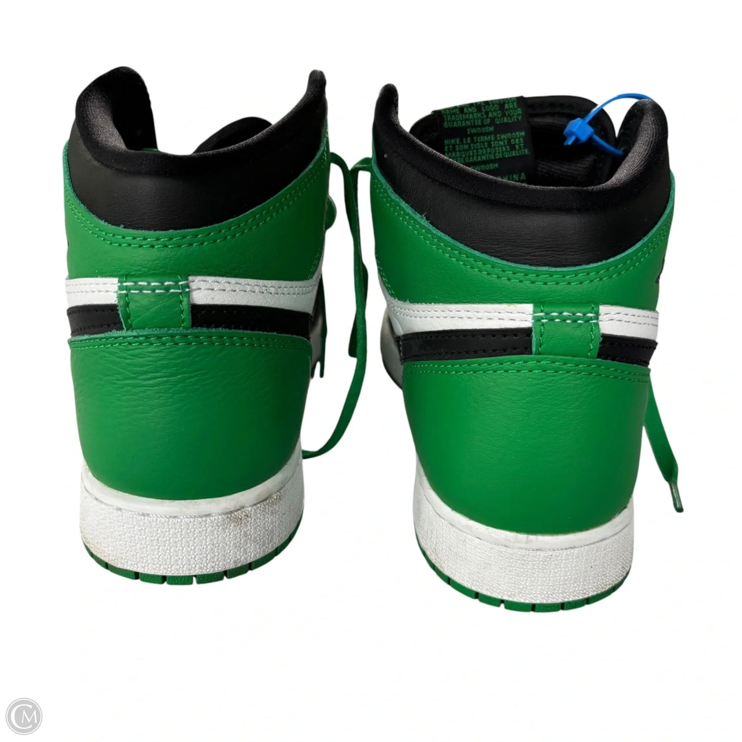 Shoes Luxury Designer By Jordan In Green & White, Size: 9