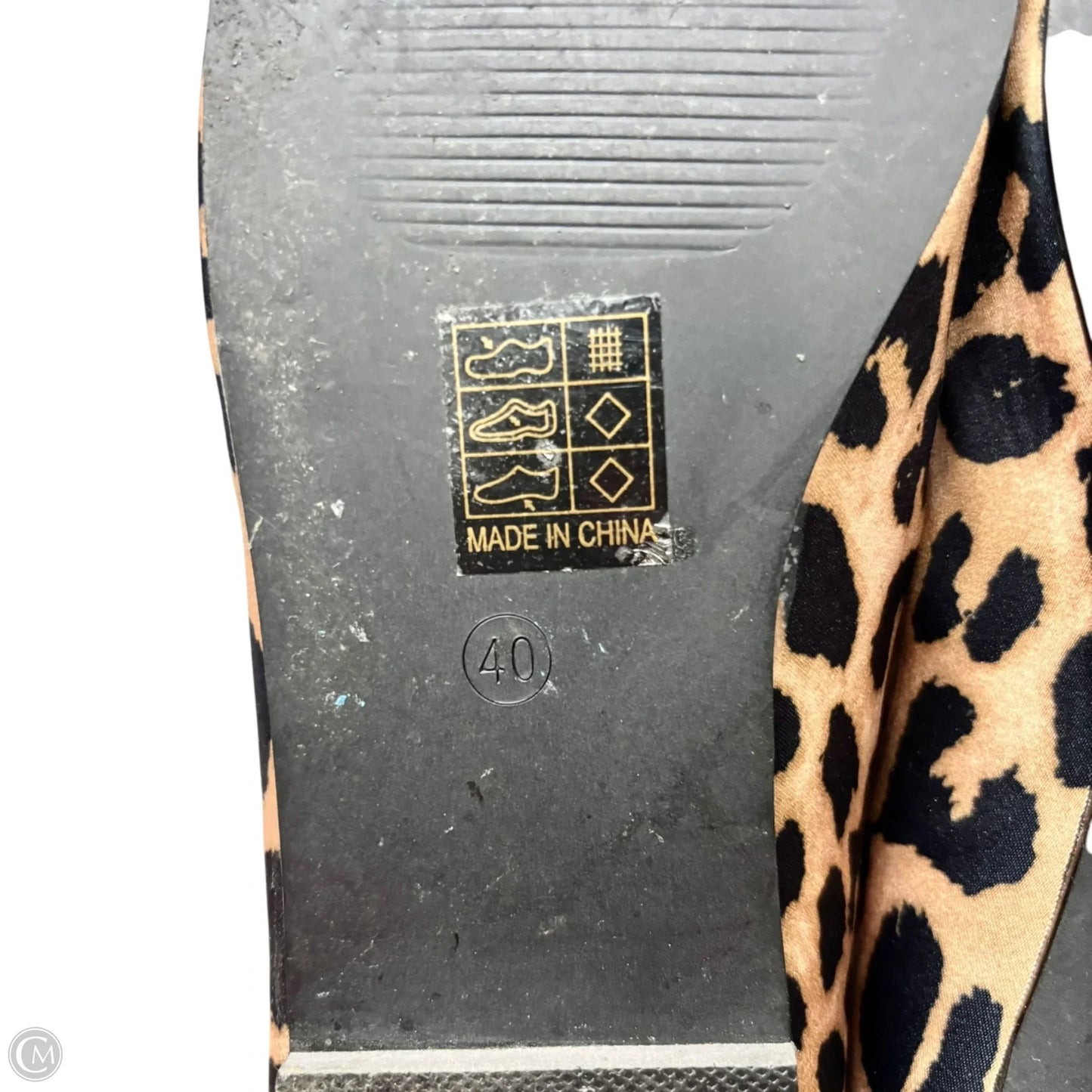 Shoes Flats By Cider In Animal Print, Size: 9.5